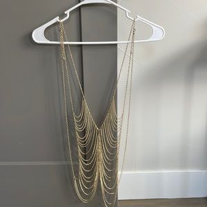 Gold Chain Body Chain
